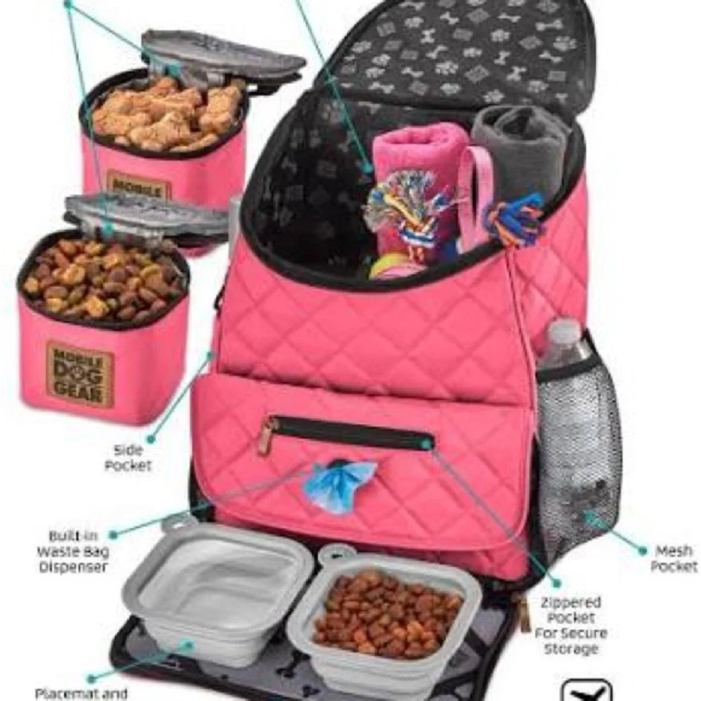 Overland Gear Dog Luggage Weekender Backpack for Small Dogs New in Box